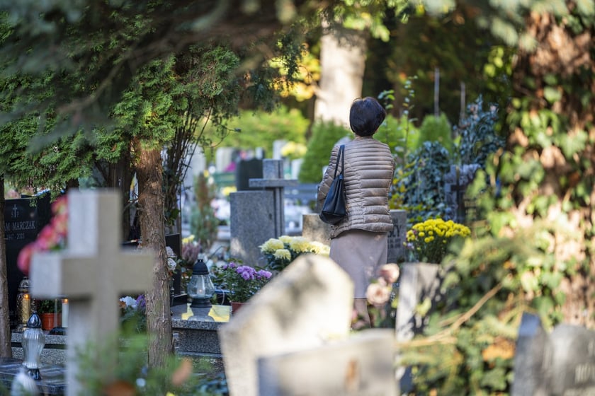 Tłumy na wrocławskich nekropoliach. Zobaczcie zdjęcia, 1 listopada 2024