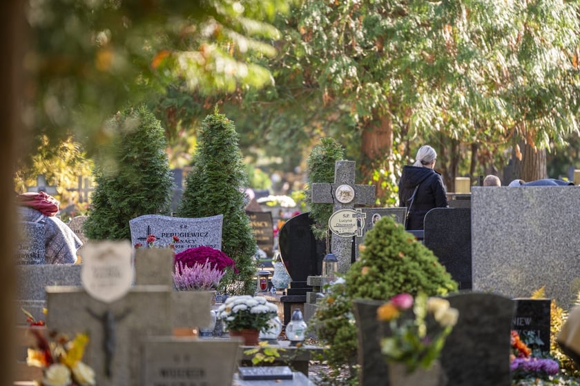 Tłumy na wrocławskich nekropoliach. Zobaczcie zdjęcia, 1 listopada 2024