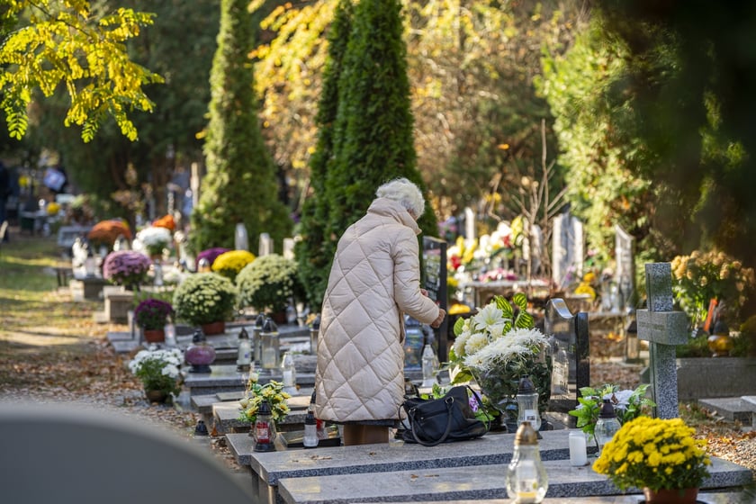 Tłumy na wrocławskich nekropoliach. Zobaczcie zdjęcia, 1 listopada 2024