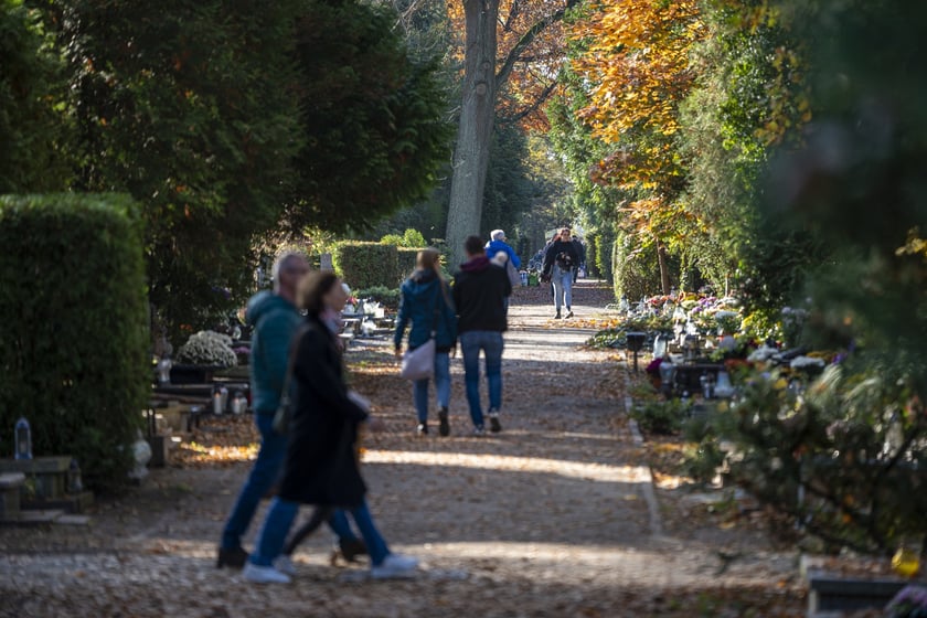 Tłumy na wrocławskich nekropoliach. Zobaczcie zdjęcia, 1 listopada 2024