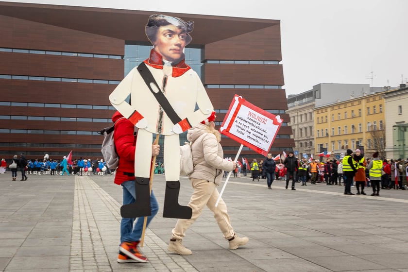 Radosna Parada Niepodległości. Wrocław, 11.11.2024