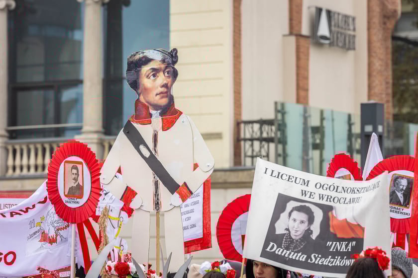 Radosna Parada Niepodległości. Wrocław, 11.11.2024