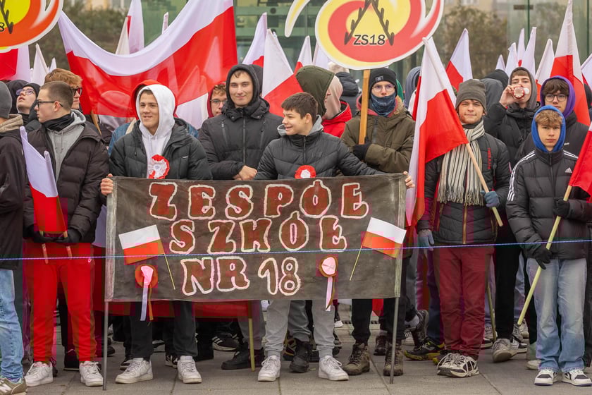 Radosna Parada Niepodległości. Wrocław, 11.11.2024