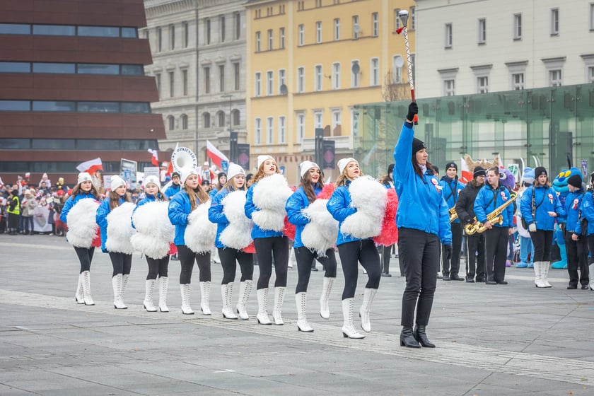 Radosna Parada Niepodległości. Wrocław, 11.11.2024