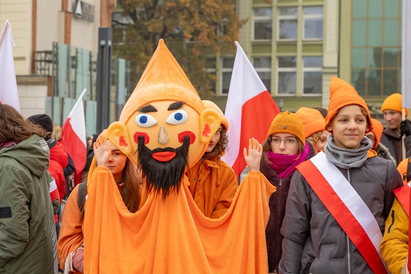 Radosna Parada Niepodległości. Wrocław, 11.11.2024