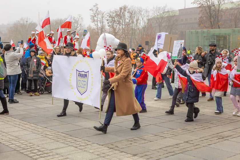 Radosna Parada Niepodległości. Wrocław, 11.11.2024