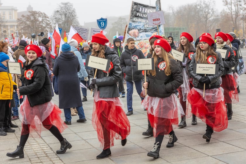 Radosna Parada Niepodległości. Wrocław, 11.11.2024