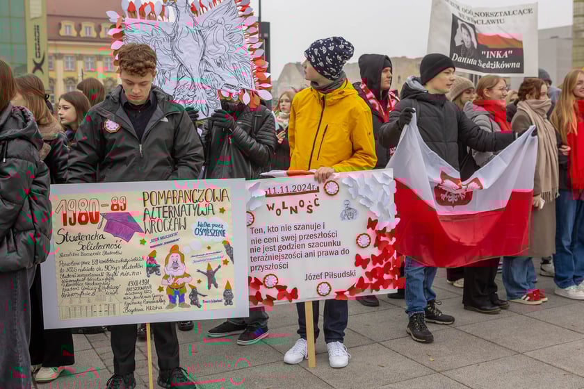 Radosna Parada Niepodległości. Wrocław, 11.11.2024