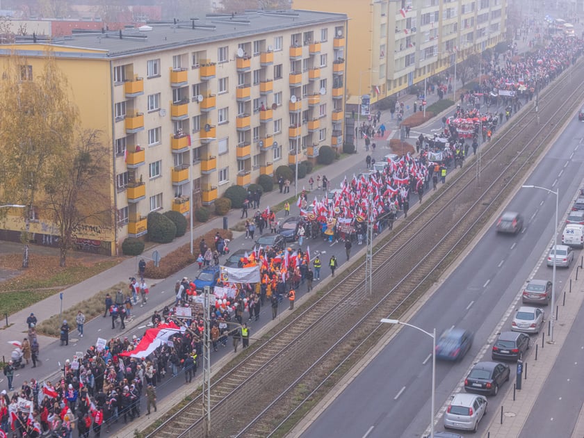 Radosna Parada Niepodległości. Wrocław, 11.11.2024