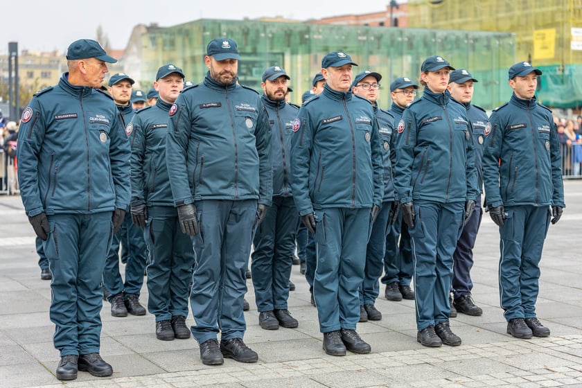 Uroczystości z okazji Narodowego Święta Niepodległości na placu Wolności we Wrocławiu - 11.11.2024