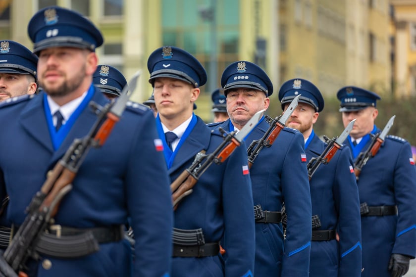Uroczystości z okazji Narodowego Święta Niepodległości na placu Wolności we Wrocławiu - 11.11.2024