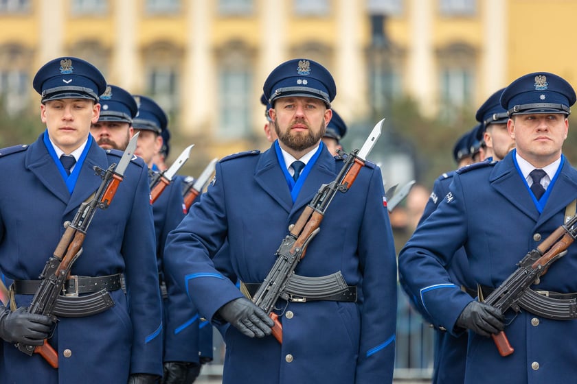 Uroczystości z okazji Narodowego Święta Niepodległości na placu Wolności we Wrocławiu - 11.11.2024