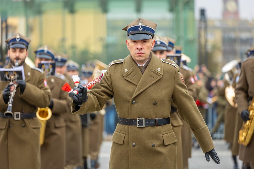 Uroczystości z okazji Narodowego Święta Niepodległości na placu Wolności we Wrocławiu - 11.11.2024