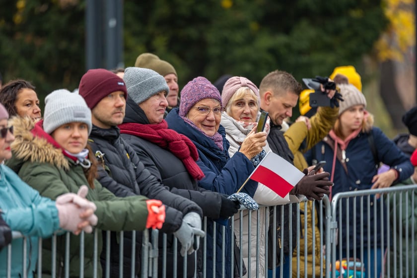 Uroczystości z okazji Narodowego Święta Niepodległości na placu Wolności we Wrocławiu - 11.11.2024