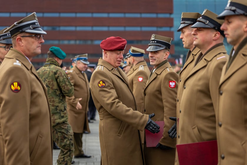 Uroczystości z okazji Narodowego Święta Niepodległości na placu Wolności we Wrocławiu - 11.11.2024