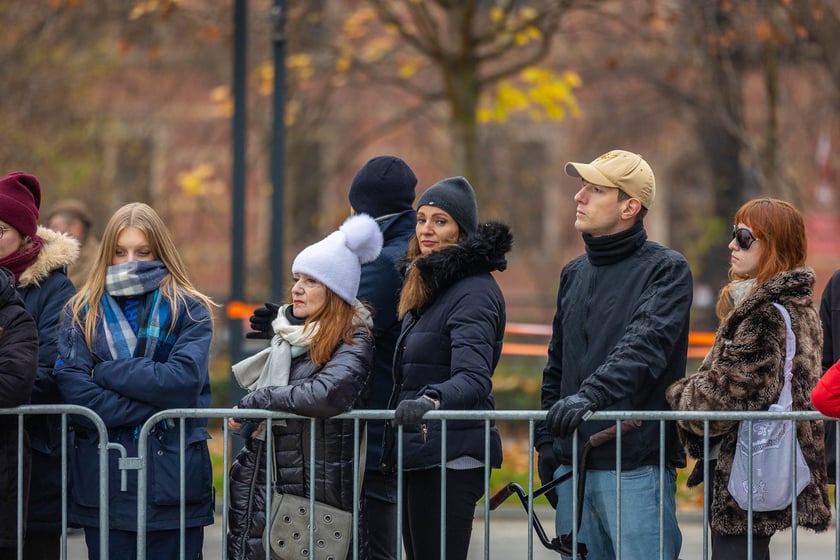 Uroczystości z okazji Narodowego Święta Niepodległości na placu Wolności we Wrocławiu - 11.11.2024