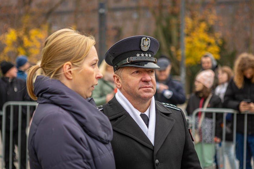 Uroczystości z okazji Narodowego Święta Niepodległości na placu Wolności we Wrocławiu - 11.11.2024