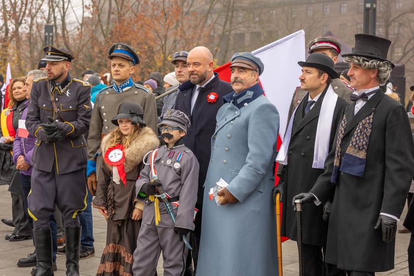Radosna Parada Niepodległości. Wrocław, 11.11.2024