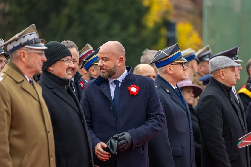 Uroczystości z okazji Narodowego Święta Niepodległości na placu Wolności we Wrocławiu - 11.11.2024