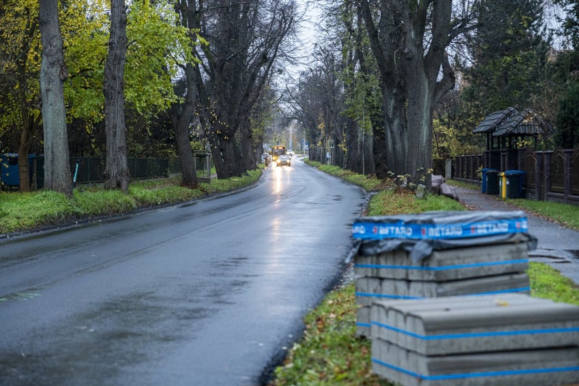 Ulica Ołtaszyńska 17 listopada 2024 roku