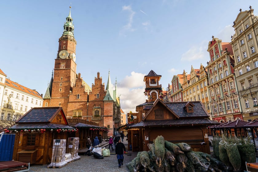 W Rynku powstaje Wrocławski Jarmark Bożonarodzeniowy 2024