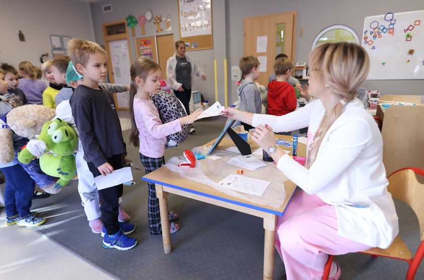 Klinika pluszowego misia w przedszkolu "Niezapominajka". Wrocław, 25.11.2024