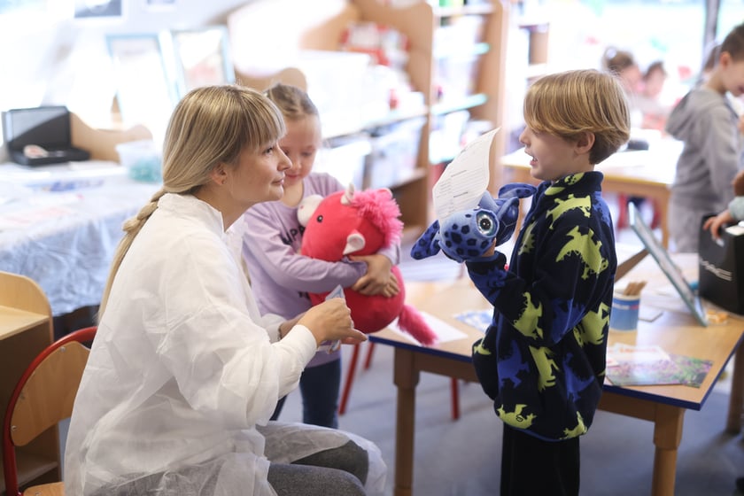 Klinika pluszowego misia w przedszkolu "Niezapominajka". Wrocław, 25.11.2024