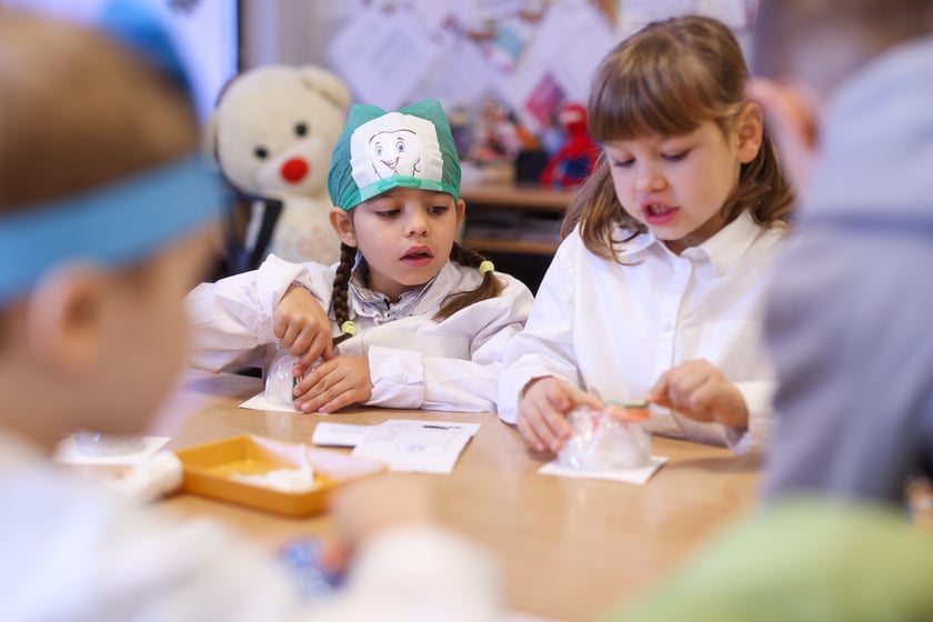 Klinika pluszowego misia w przedszkolu "Niezapominajka". Wrocław, 25.11.2024