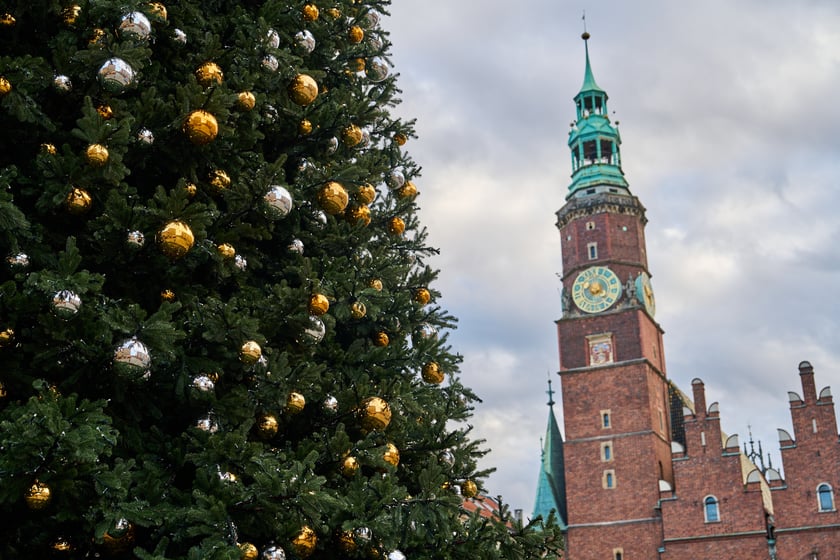 Jarmark Bożonarodzeniowy w Rynku we Wrocławiu 2024 - zdjęcia z 28 listopada, dzień przed otwarciem