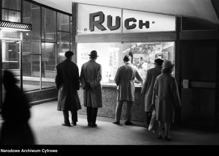 Kiosk RUCH-u w 1963 roku