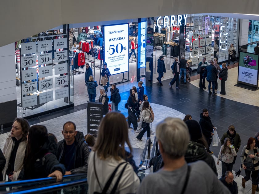 Black Week 2024 rozpoczęty. Klienci na zakupach, 30 listopada we Wrocławiu