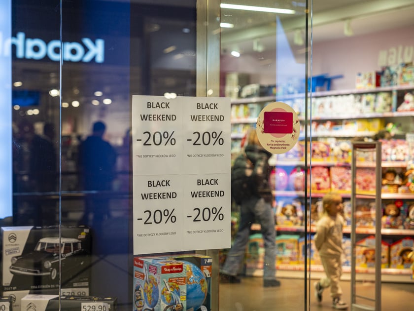Black Week 2024 rozpoczęty. Klienci na zakupach, 30 listopada we Wrocławiu