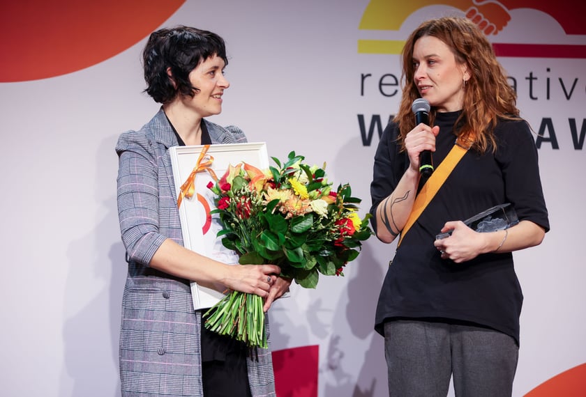 Gala Sprawiedliwości Naprawczej we Wrocławiu.&nbsp;Wyr&oacute;żnienie w kategorii &bdquo;Działanie&rdquo; zostało przyznane dla Stowarzyszenia Kolektyw Kobietostan.&nbsp;&nbsp;