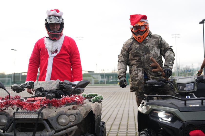 Przejazd Moto Mikołajów przez Wrocław, 07.12.2024