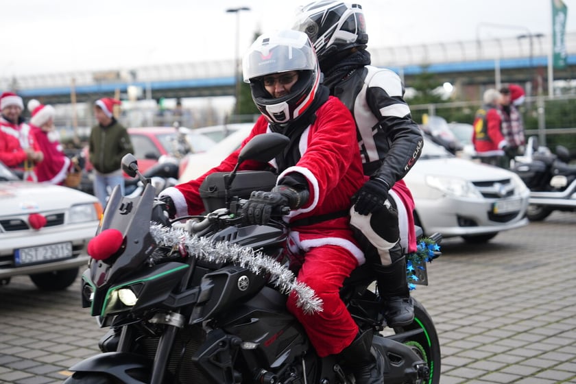 Przejazd Moto Mikołajów przez Wrocław, 07.12.2024