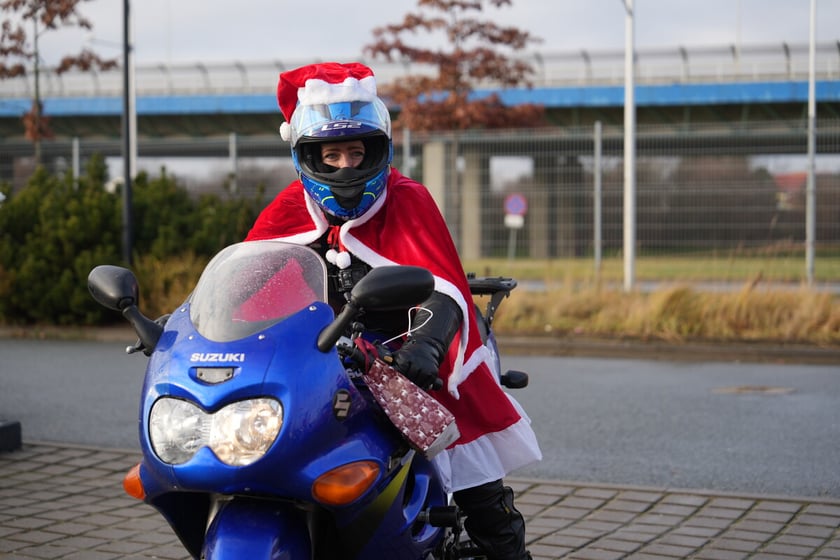 Przejazd Moto Mikołajów przez Wrocław, 07.12.2024