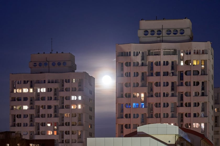 Pełna Zimnego Księżyca we Wrocławiu - grudzień 2023