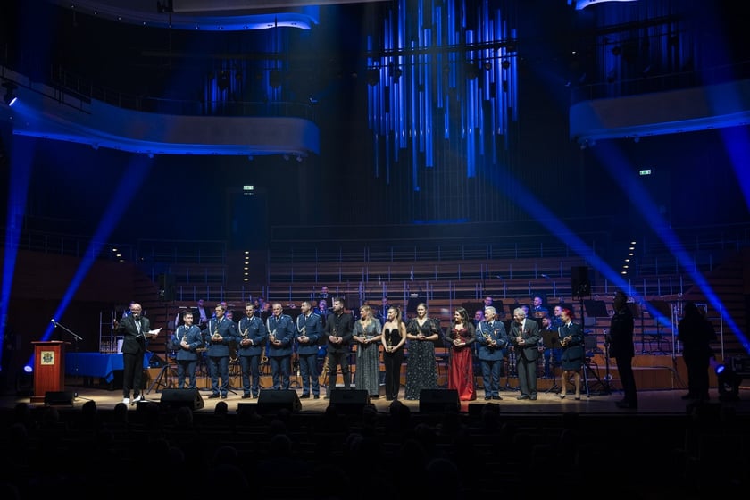 Koncert jubileuszowy Orkiestry Komendy Wojewódzkiej Policji we Wrocławiu w Narodowym Forum Muzyki we Wrocławiu