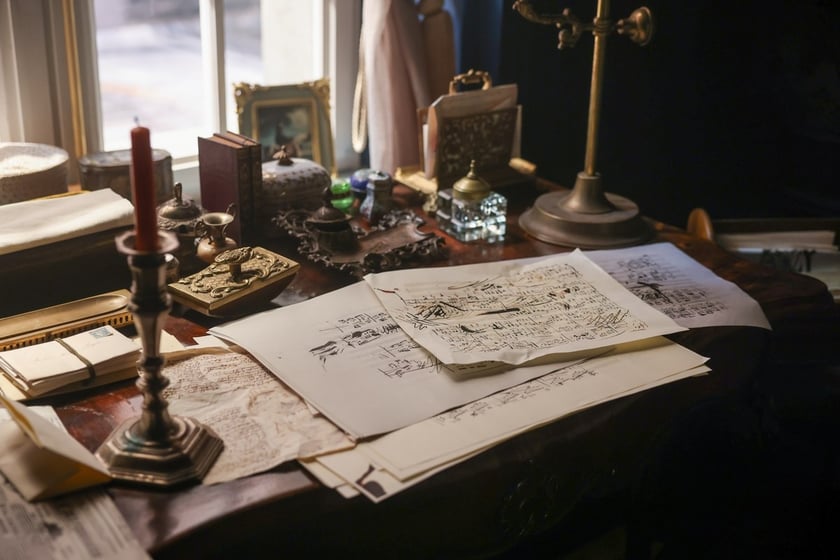 Plan filmu "Chopin, Chopin!" we Wrocławskiej Wytwórni Filmowej