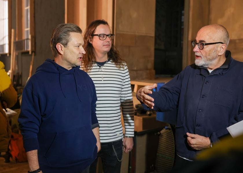 Plan filmu "Chopin, Chopin!" we Wrocławskiej Wytwórni Filmowej