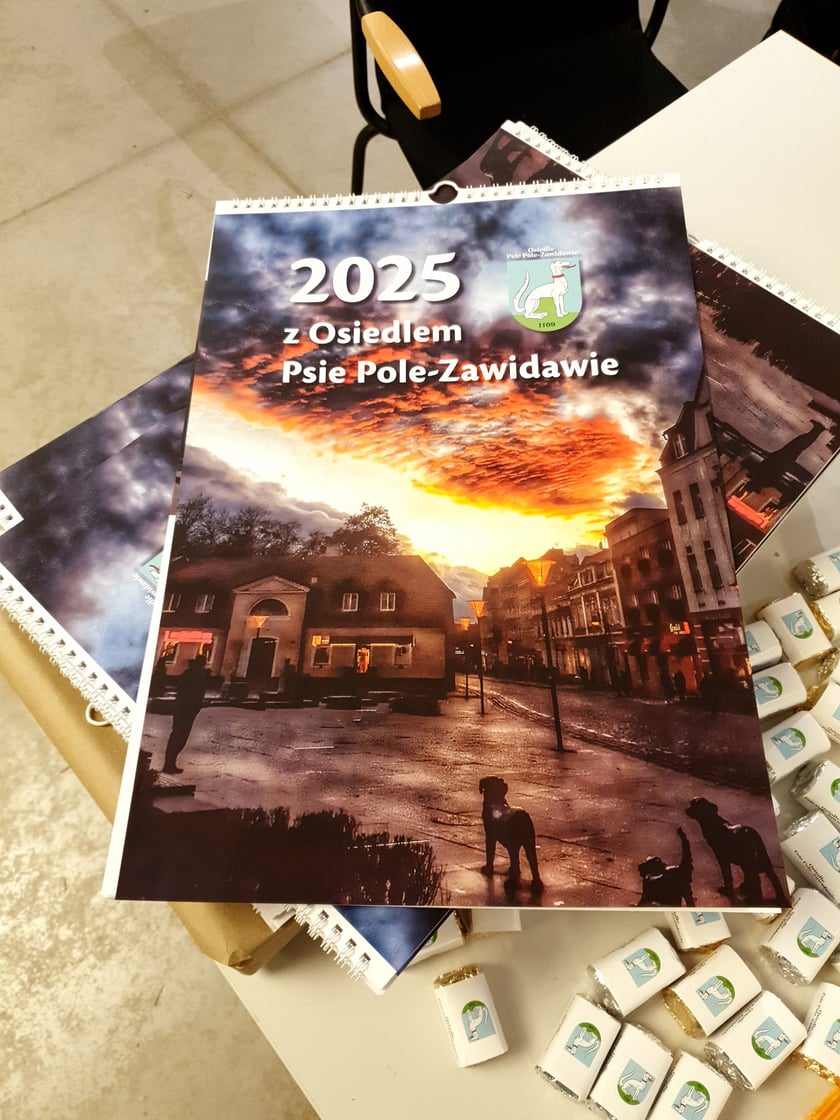 Kalendarz z osiedla Psie Pole-Zawidawie