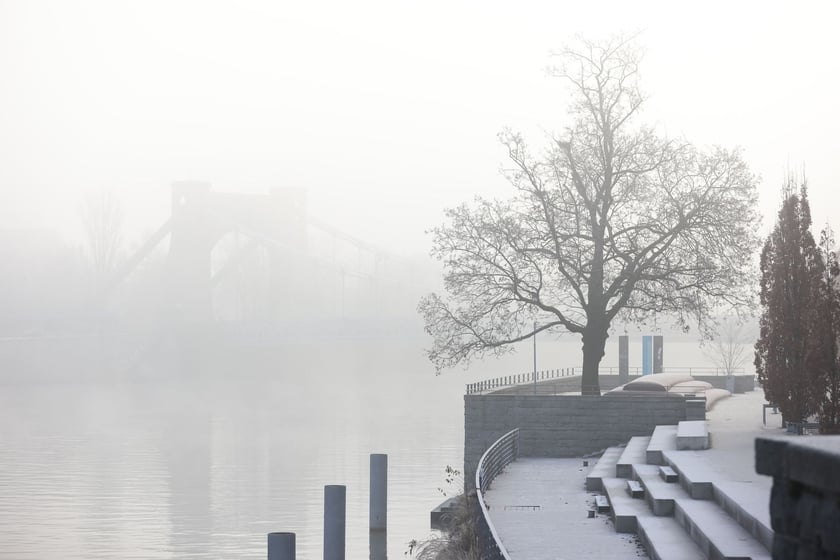 Wrocław we mgle - zdjęcia z poranka 29.12.2024 r.