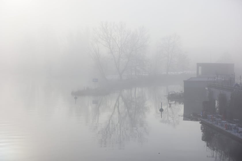 Wrocław we mgle - zdjęcia z poranka 29.12.2024 r.