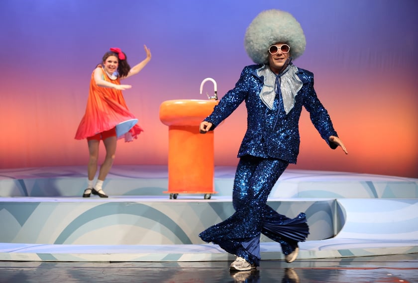 Pr&oacute;ba prasowa spektaklu Karolcia w Teatrze Lalek