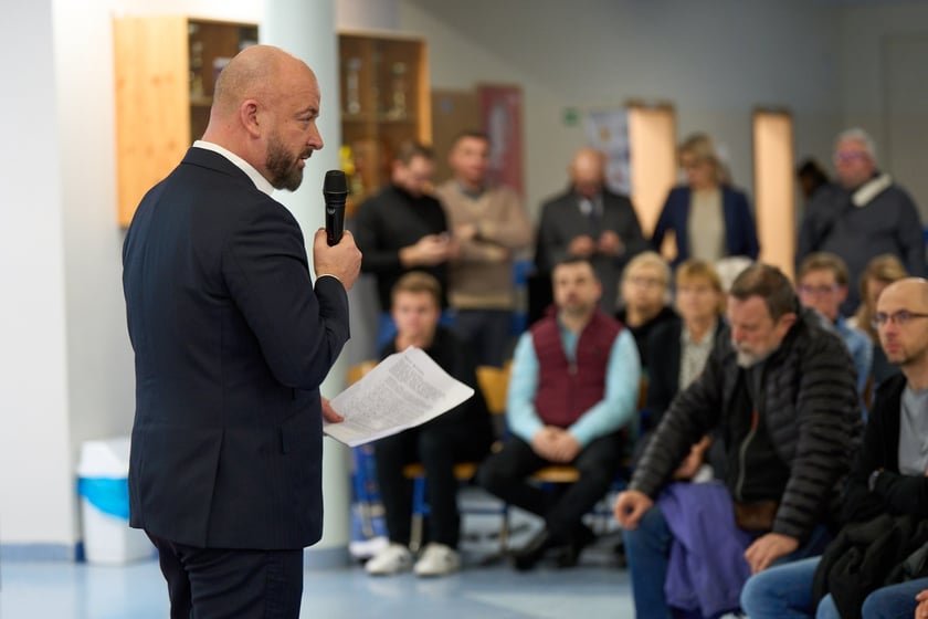 Spotkanie prezydenta Jacka Sutryka z mieszkańcami osiedla Opor&oacute;w