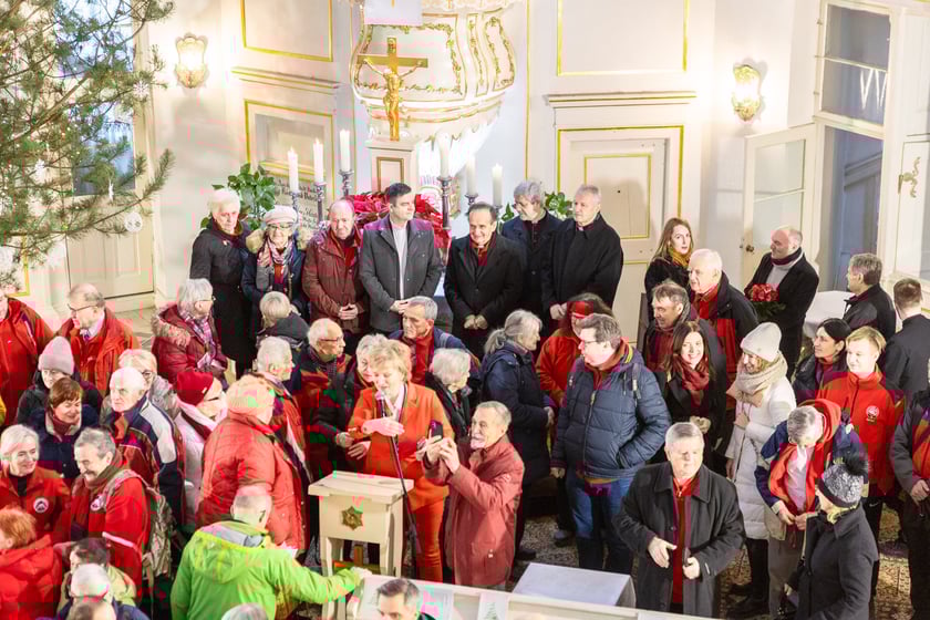 Noworoczne i opłatkowe spotkanie przewodników turystycznych w kościele Opatrzności Bożej