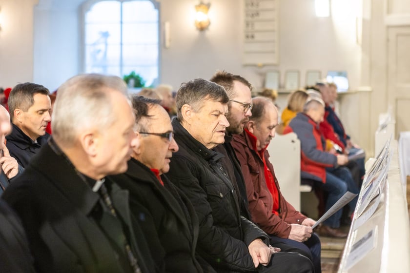 Noworoczne i opłatkowe spotkanie przewodników turystycznych w kościele Opatrzności Bożej