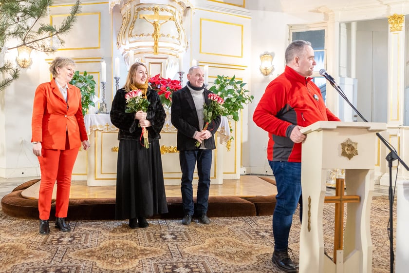 Noworoczne i opłatkowe spotkanie przewodników turystycznych w kościele Opatrzności Bożej