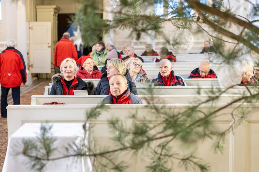 Noworoczne i opłatkowe spotkanie przewodników turystycznych w kościele Opatrzności Bożej