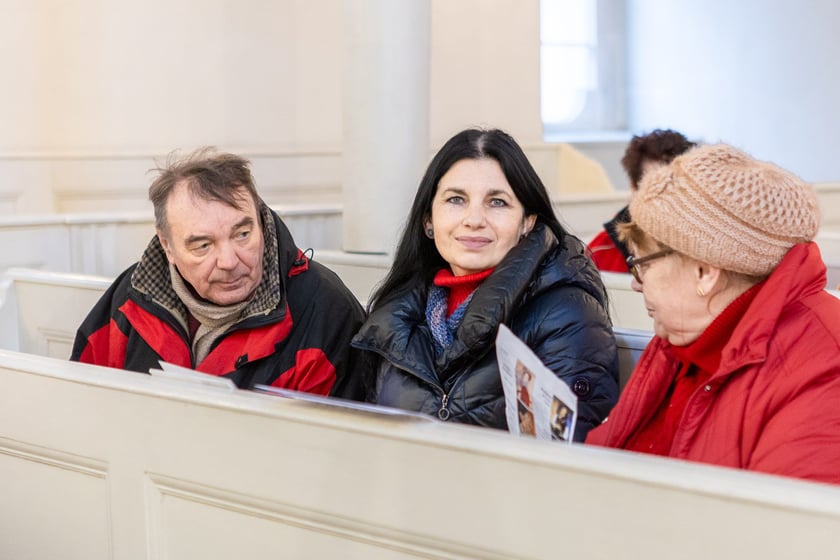 Noworoczne i opłatkowe spotkanie przewodników turystycznych w kościele Opatrzności Bożej